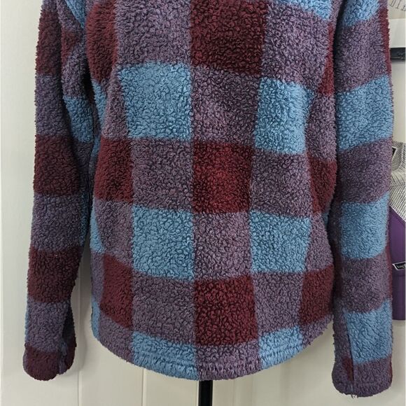 Eddie Bauer Plush Fast Fleece ¼ Zip Pullover Sweater SM Cozy Cabincore Outdoors - Picture 5 of 13